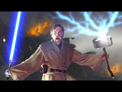 Obi-Wan Kenobi Lifts Thor's Hammer