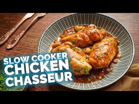 Slow Cooker Chicken Chasseur – A French Classic Made EASY!