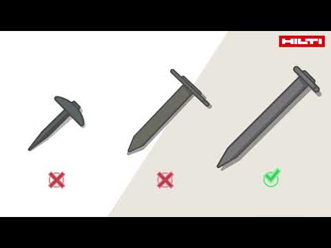 HOW TO select the right nail for concrete - a Hilti quick guide to direct fastening