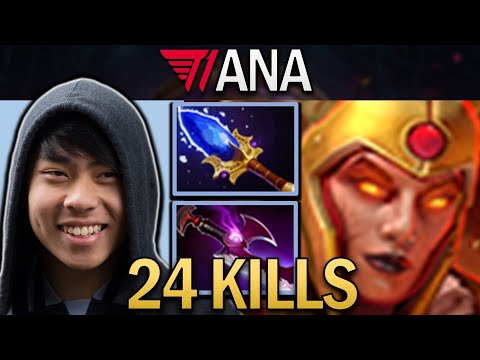 Legion Commander Dota 2 Gameplay T1.Ana with 24 Kills and 500 DUEL