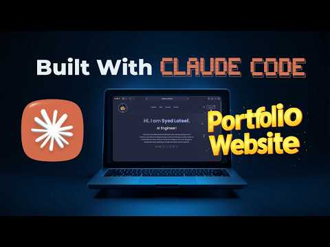 The Right Way to Use Claude Code (Build a Portfolio Website from Scratch)