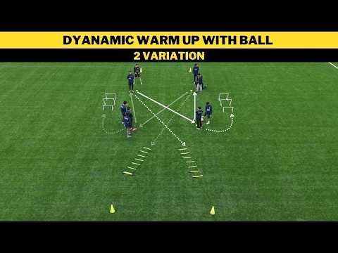Dynamic Warm Up with Ball | 2 Variations |  Football/Soccer Training thumbnail