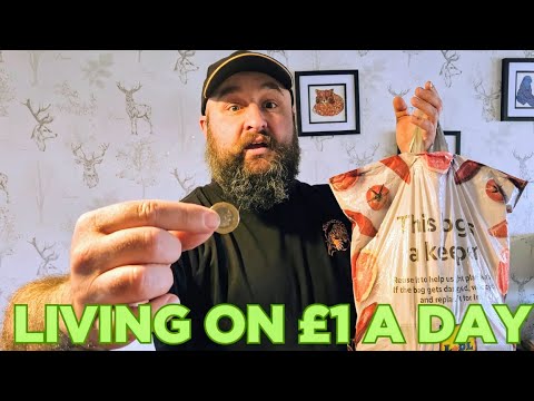 limited budget food challenge : £1 a day for a week. Living on £1 a day in 2025?