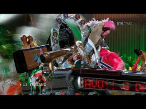 Eurovision 2008 | Ireland | Dustin The Turkey | "Irelande Douze Pointe" | Semi Final 1