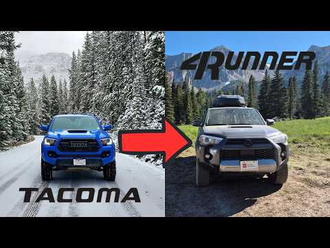 Thumbnail for Why I Traded my Toyota Tacoma for a 4Runner by Toyota Tacoma, Toyota 4Runner, Toyota, rall, Car, Truck
