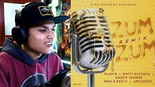 [Reaccion] Zum Zum (Remix)🐝 - Plan B, Natti Natasha,Daddy Yankee, Rkm & Ken-Y, Arcangel Lyric Video
