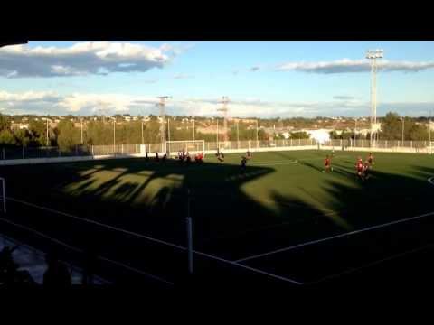 Primer gol del Rayo SAB Juvenil al SAB Benageber. Es el 0-1