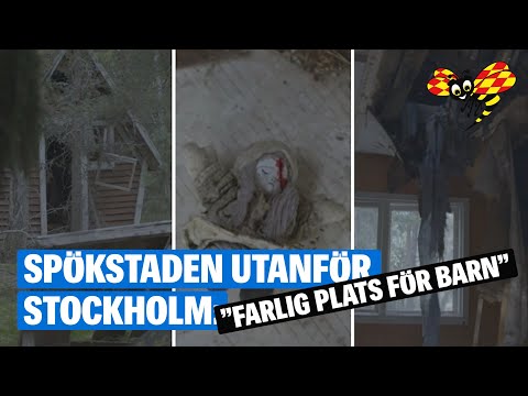 Kusliga spökstaden bland miljonvillorna i Täby