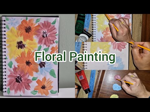 Colourful Floral Painting