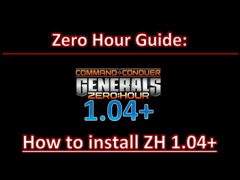 Zero Hour Guide: How to Install Zero Hour 1.04+