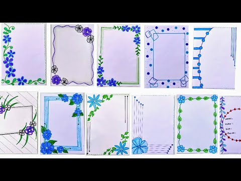 Simple Border Designs For Paper Detailed Login Instructions Loginnote