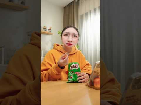 Ăn Milo cube mới #vananter #food #cooking #meme