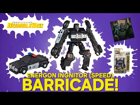Transformers Energon Ignitor (Speed) Bumblebee Movie Barricade - GotBot True Review NUMBER 1288