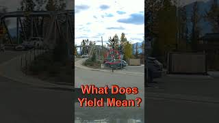 What Does Yield Mean #shorts 