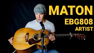 Video thumbnail for История моей гитары Maton EBG808 Artist // Струны Ernie Ball, джипси-гитара Александра Даева by Данис Щербаков