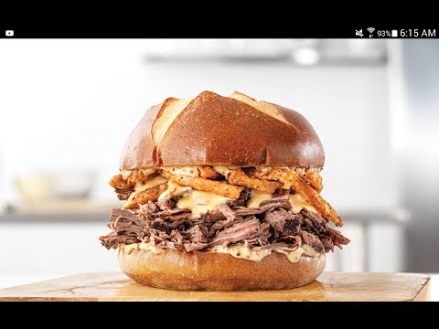 Arby's New Beer Braised Beef Sandwich