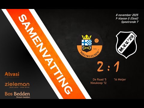 Samenvatting S.V. Nieuwleusen 1 - M.V.V. '29 1