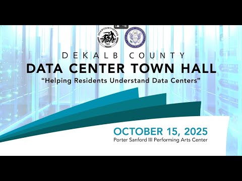 DeKalb County Data Center Town Hall