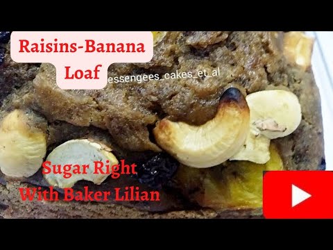 Best Raisins Banana loaf #bananabread #bananaloaf #fruitbananaloaf #breadrecipe #moistbananabread