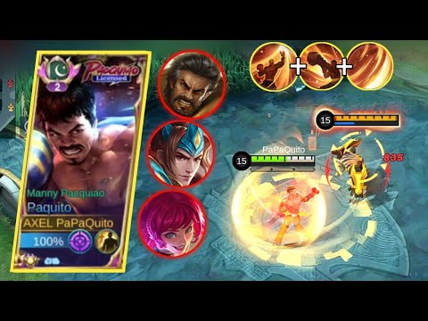 USE THIS COMBO TO COUNTER PRO ROGER | PAQUITO TOP GLOBAL HARD CARRY GAMEPLAY | MLBB