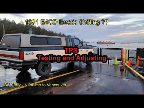 1991 E4OD Transmission Problems: TPS Testing and Adjustment @CaddyMan