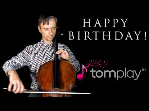 Happy Birthday Song for Cello and Piano feat. Tomplay Interactive Sheet Music