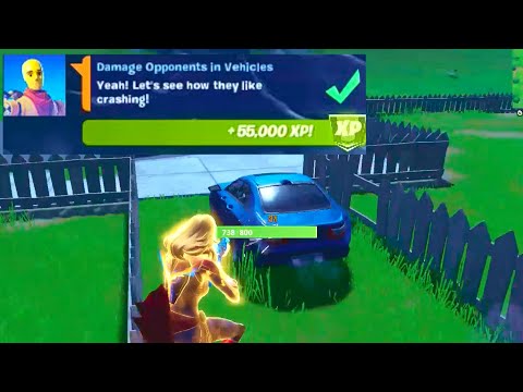 Damage Opponents in Vehicles (500,1,000,1,500,2,000,2,500) - Fortnite