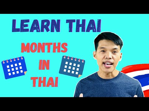 Learn the Months of the Year in Thai