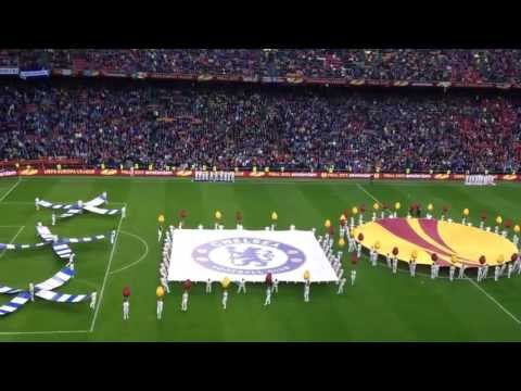 Europa League Final, Amsterdam Arena, Chelsea - Benfica Himne + players