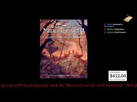 Arv streams Day 4 of Adventures in Middle-earth: Wilderland Adventures!