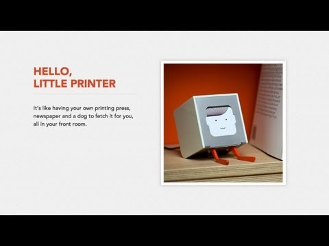 Little Printer by BergCloud | Abcmsaj
