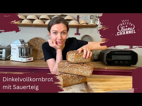 Vollkornbrot mit Dinkel und Sauerteig