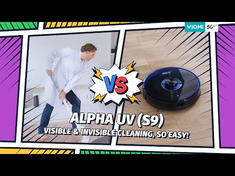 Viomi Robot Vacuum Alpha UV (S9) - Visible & Invisible Cleaning, So Easy!