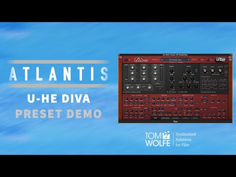 U-he Diva: Atlantis Preset Walkthrough (Ambient Cinematic Atmosphere)