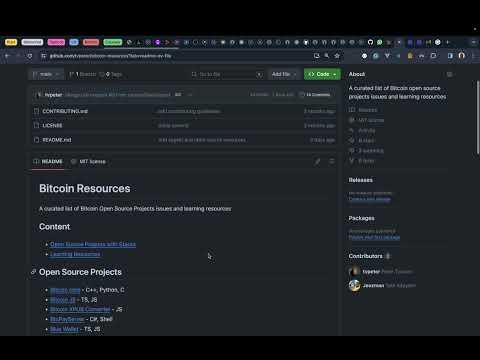 Bitcoin Resources - Backdrop Build