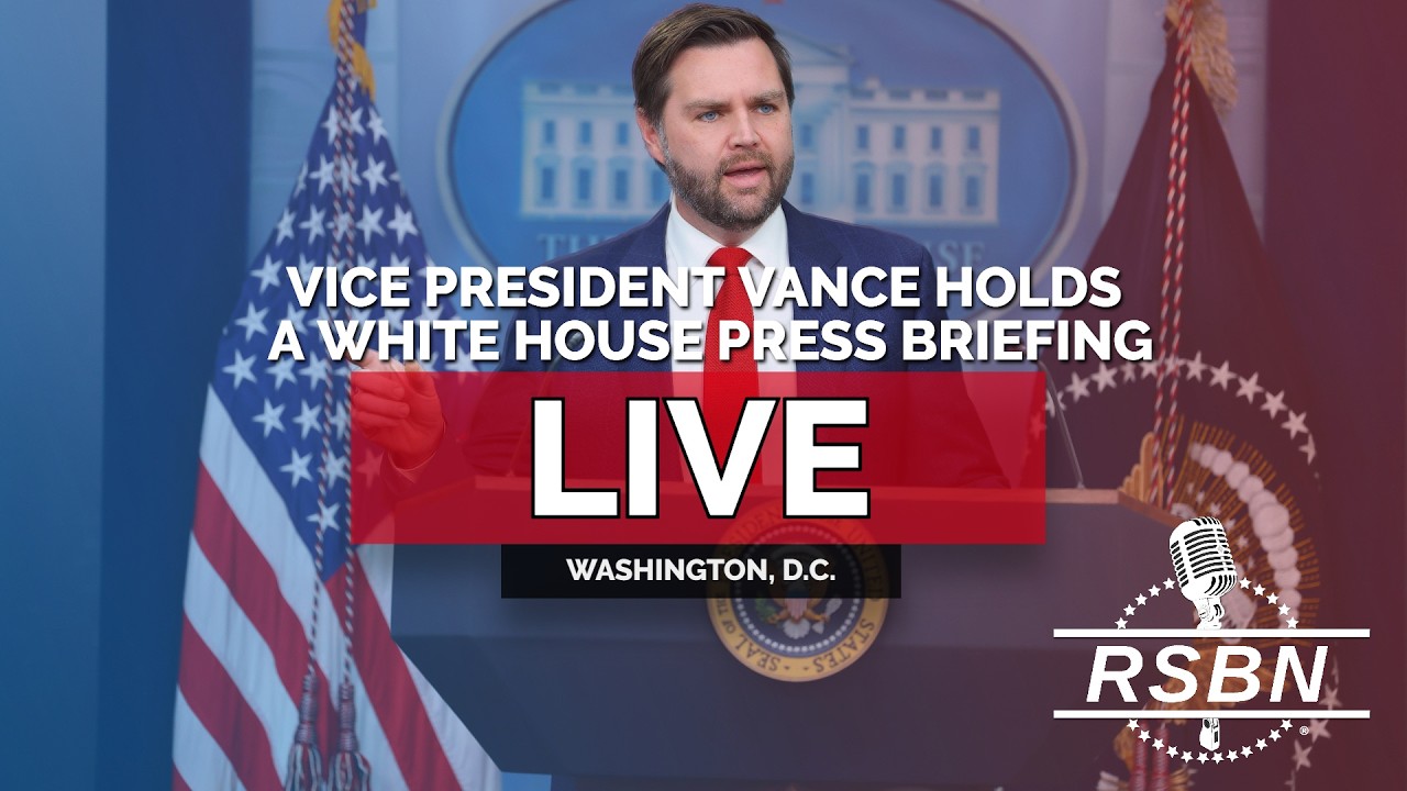LIVE: Vice President Vance Holds a White House Press Briefing - 09/03/26