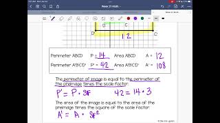 Area and Perimeter Dilation notes