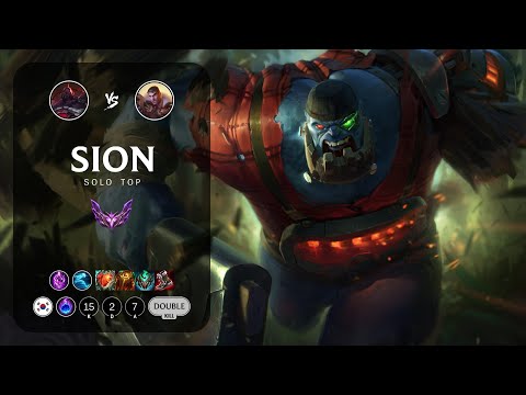 Sion Top vs Jayce - KR Master Patch 13.10
