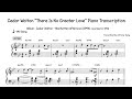 Cedar Walton "There Is No Greater Love" Piano Transcription