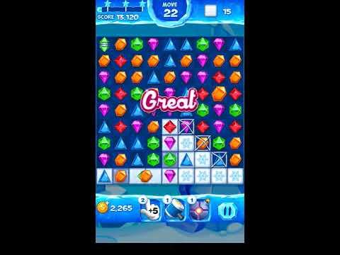 Jewel Pop Mania:Match 3 Puzzle Level 106 ( Ice Cream Town Episode ) - Walkthrough ( No Booster )