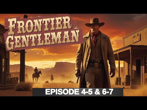 Frontier Gentleman Episodes 3-6 | 1958 Restored Audio: 'Honkytonkers' to 'The Claim Jumpers' 🎧🌵