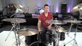Video thumbnail for 3 Cymbals, 2 Toms & Snare Mounted to One GSVMS Stealth Kit #9 by Gibraltar Hardware