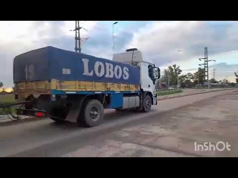 CAMIONES EN RP158 Y CRUCE CON RN19 , SAN FRANCISCO , CORDOBA , ARGENTINA , VIDEO 225