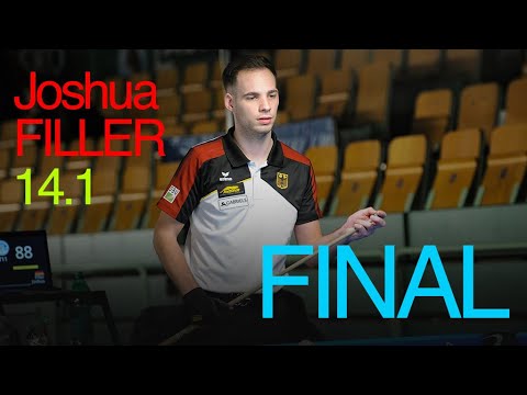 Joshua Filler in the 14 1 European Championships FINAL at 13 years