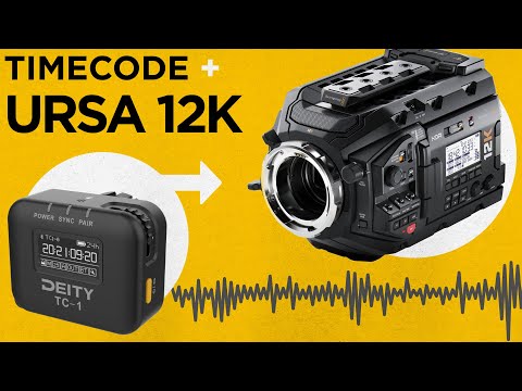 Timecode on Blackmagic Cameras | Deity TC-1 + URSA 12K / PYXIS