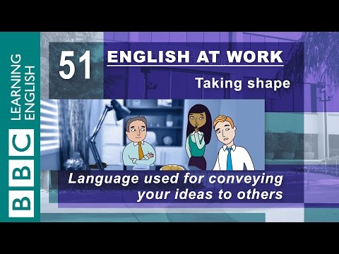 自分の考えを伝える - 51 - English at Workはあなたの考えを伝えるのに役立ちます。 (Conveying your ideas - 51 - English at Work helps you present your thoughts)