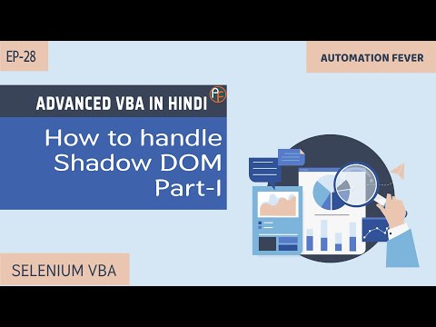 How to handle Shadow DOM Part-I | VBA Selenium | Advanced VBA in Hindi