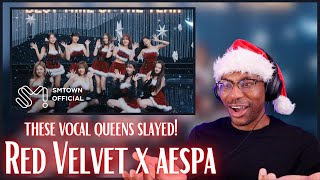 Download lagu Red Velvet x aespa | 'Beautiful Christmas' MV REACTION | These vocal queens slayed! mp3