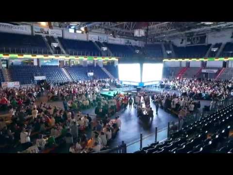 Die Stimmung beim Public Viewing in der Arena Nürnberger Versicherung