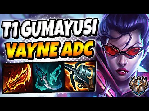T1 Gumayusi Vayne vs Draven [ ADC ] Patch 12.8 Korea Challenger ✅
